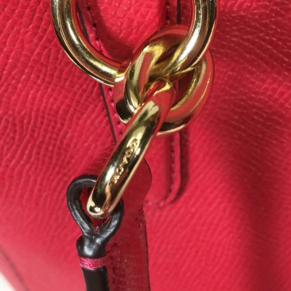 Coach F57847 Leather Minetta Crossbody Shoulder Bag Bright Pink Barbie Core $325 - Picture 15 of 16